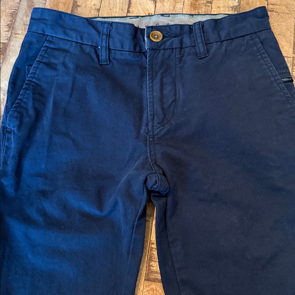 VISSLA Boy’s Straight Leg Chino - Navy 26